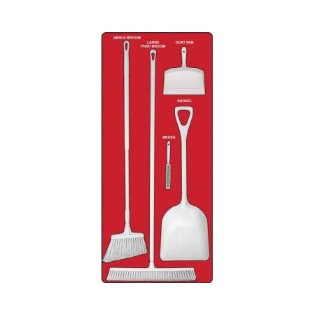 Accuform DRY ZONE STOREBOARDS PSB912RDWT PSB912RDWT